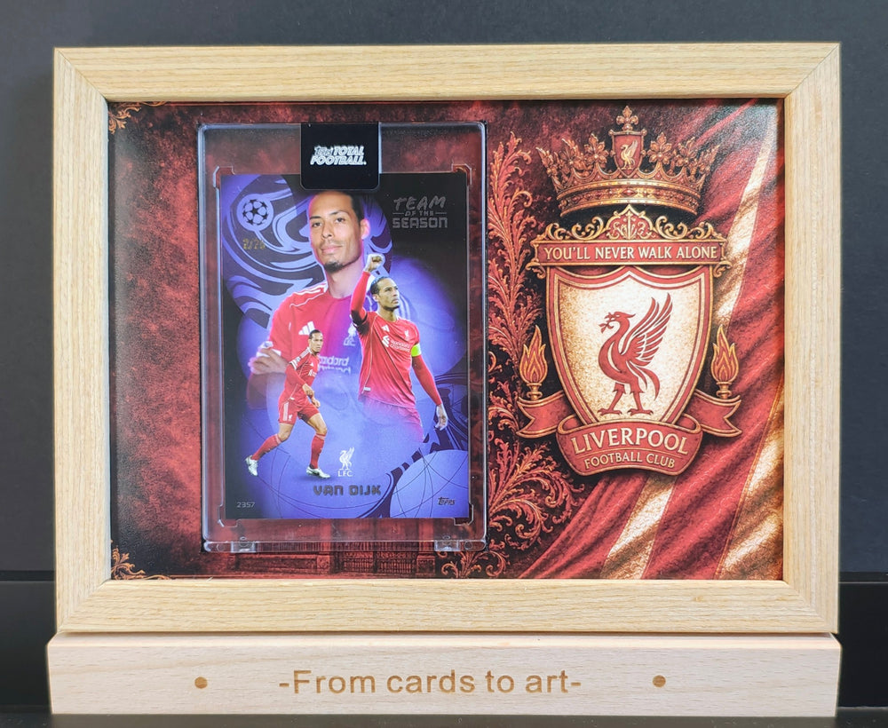 Virgil van Dijk /25  Liverpool – Topps Team of the Season i eksklusiv samleramme