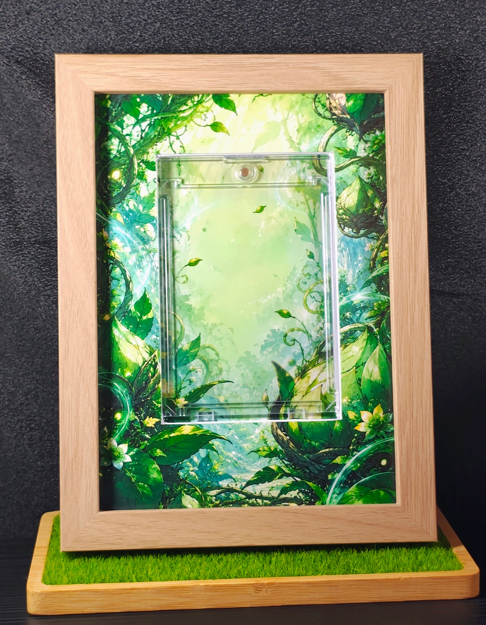 Pokémon / TCG samlekortramme – natur/grass-design med MagCase