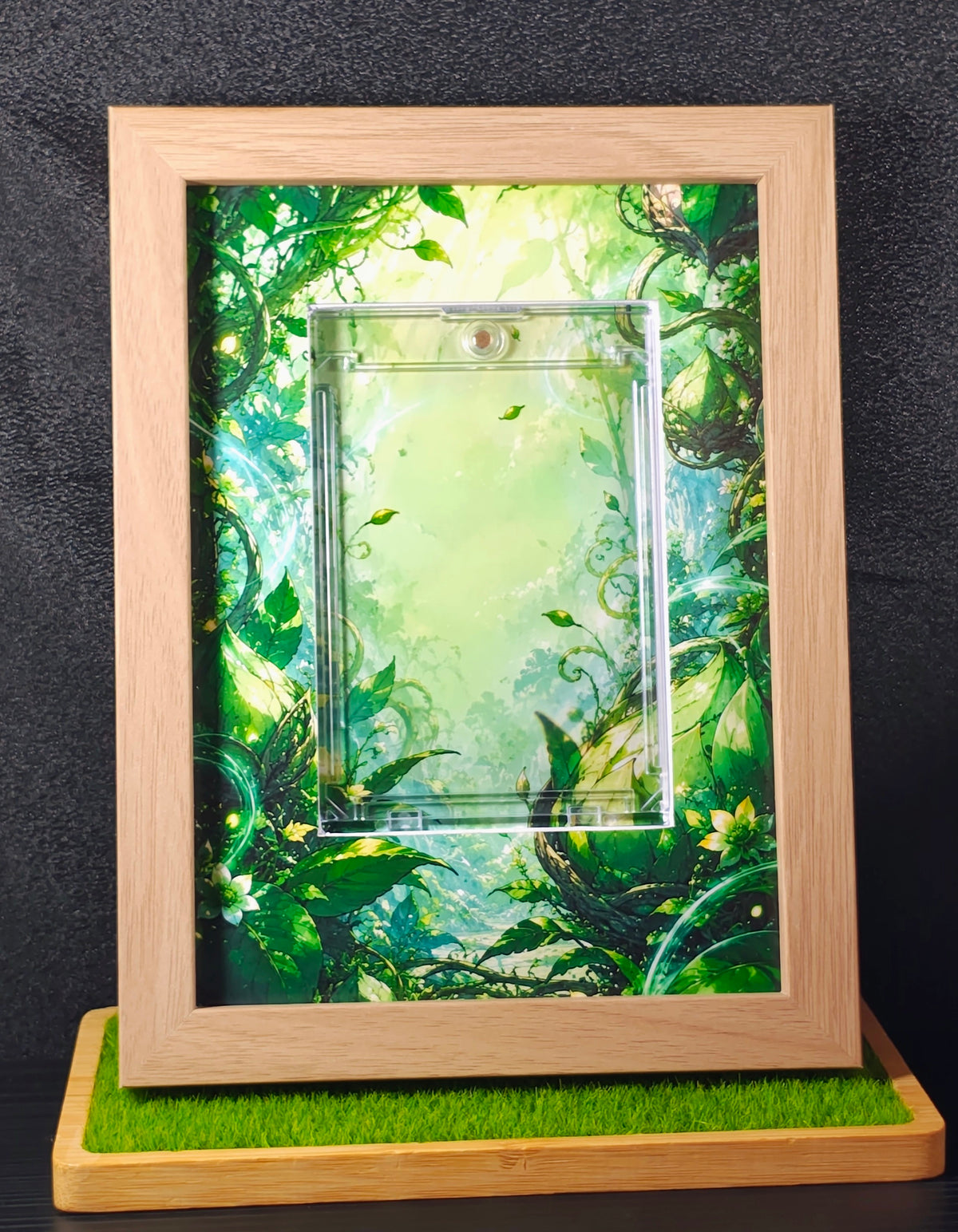 Pokémon / TCG samlekortramme – natur/grass-design med MagCase