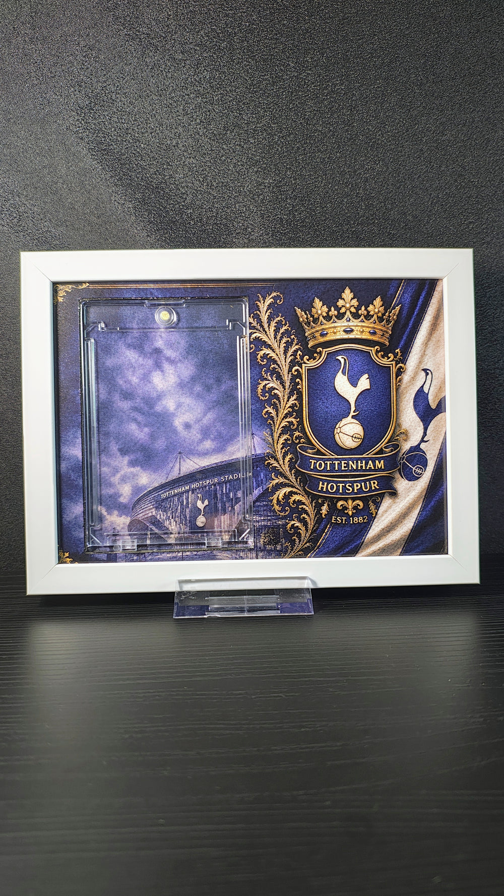 ⚪🔵 TOTTENHAM HOTSPUR – EKSKLUSIV RAMME TIL SAMLEKORT 🔵⚪