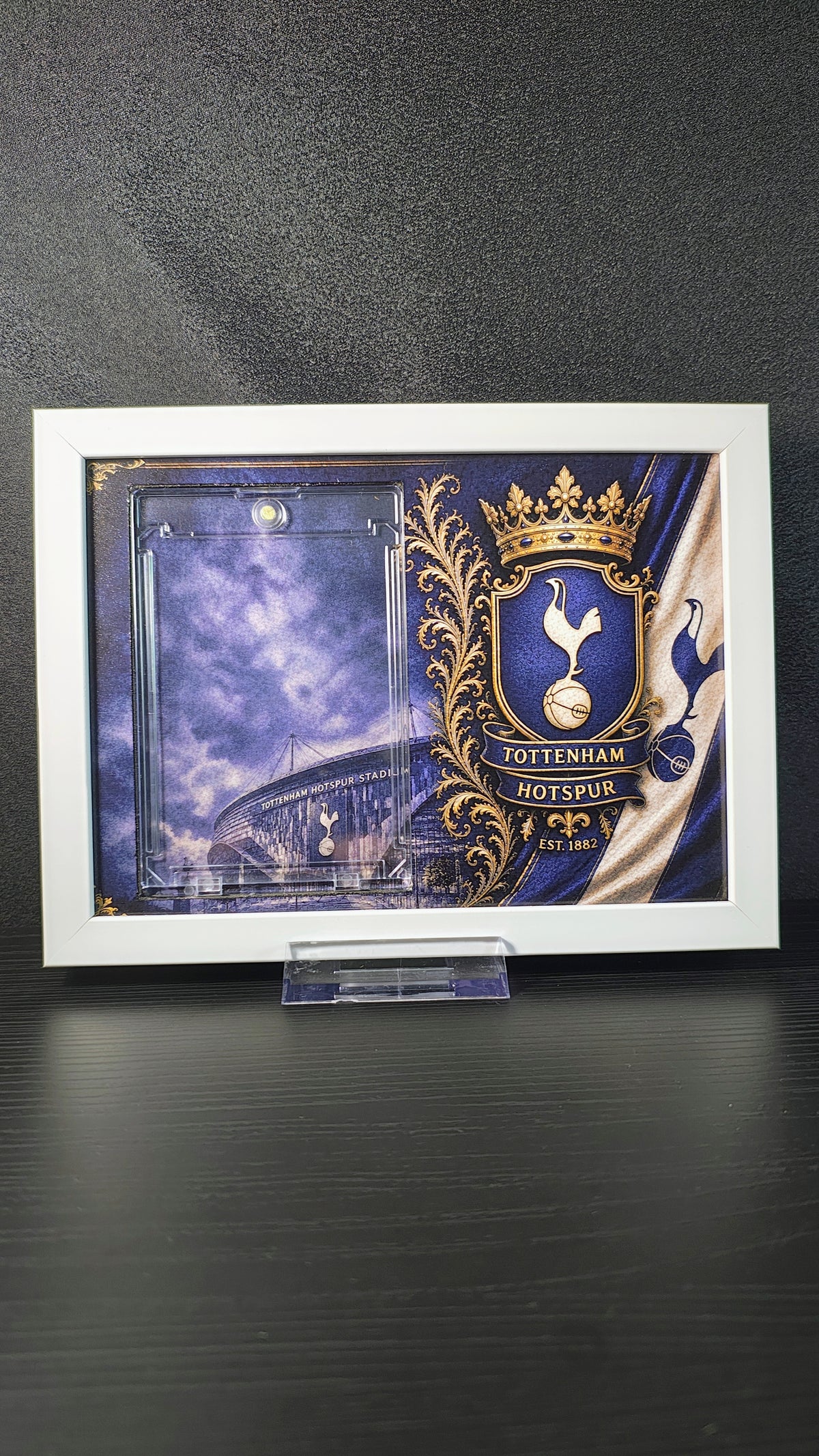 ⚪🔵 TOTTENHAM HOTSPUR – EKSKLUSIV RAMME TIL SAMLEKORT 🔵⚪