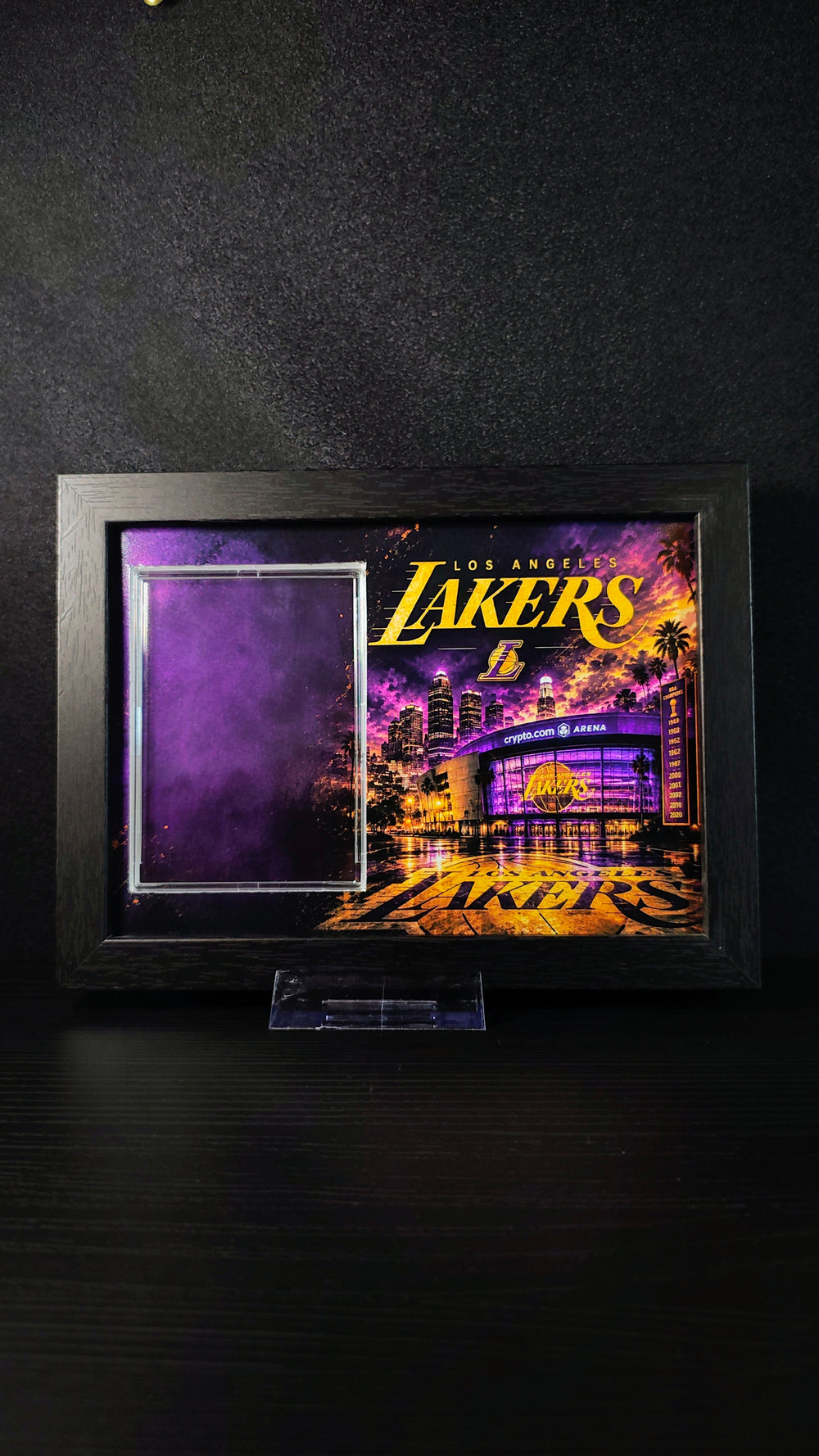 Los Angeles Lakers samlekortramme – eksklusivt NBA-design 🏀💜💛