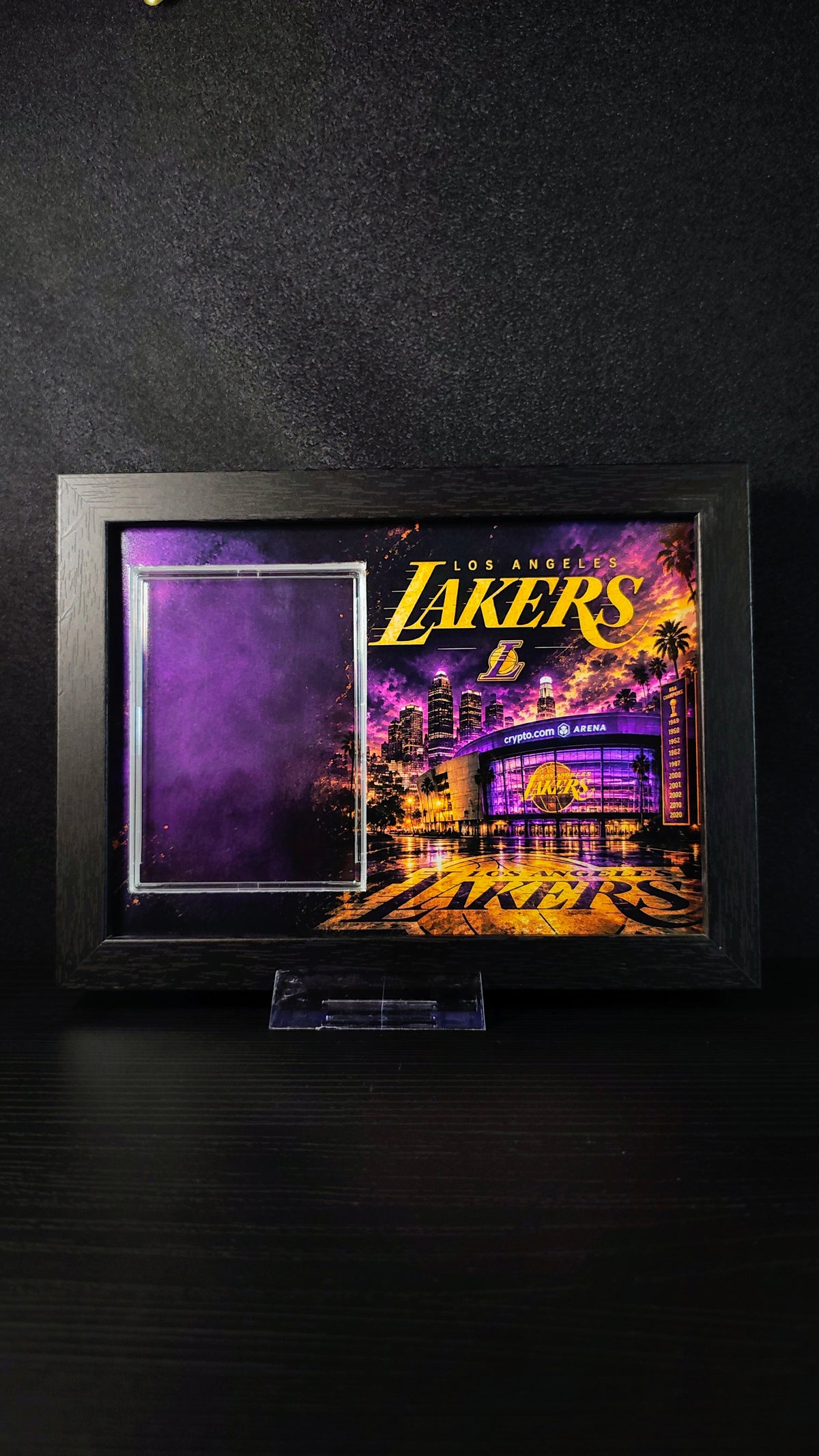 Los Angeles Lakers samlekortramme – eksklusivt NBA-design 🏀💜💛
