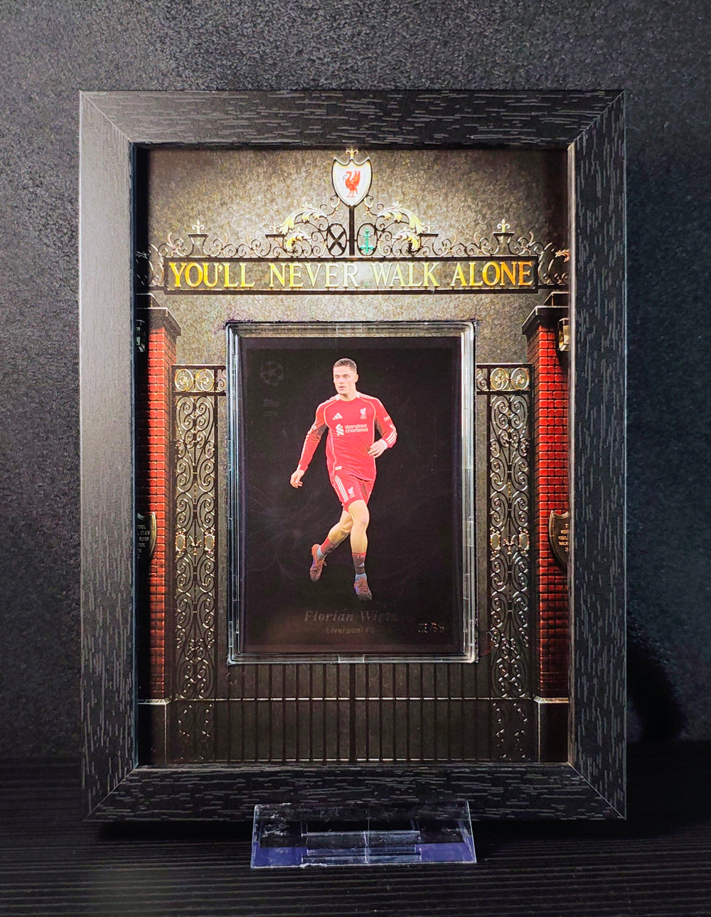 Florian Wirtz /99 – eksklusiv Liverpool-ramme med Topps-kort 🔴⚽