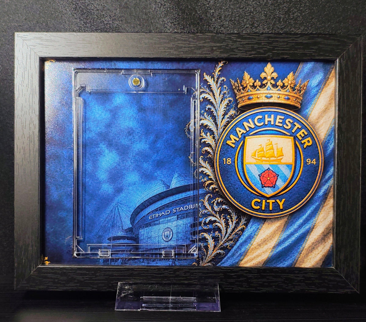 Manchester City samlekortramme – Etihad Stadium | Fotball ⚽🔵