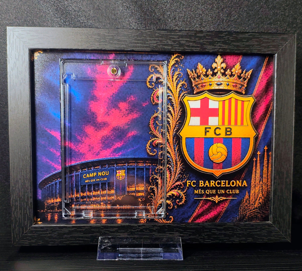FC Barcelona samlekortramme – Camp Nou | Eksklusivt design 🔵🔴⚽